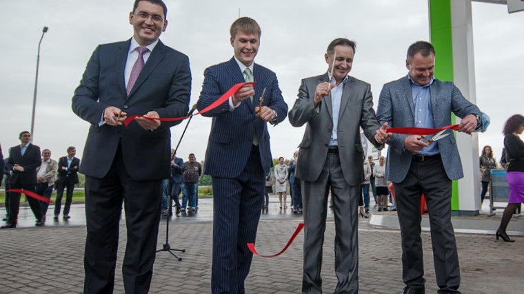 В Козловском районе состоялось торжественное открытие нового автозаправочного комплекса «IRBIS»