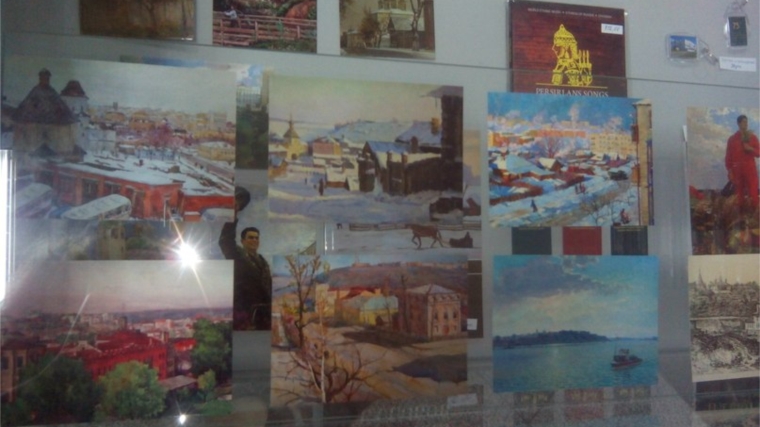 Почтовые открытки с изображениями картин чувашских художников