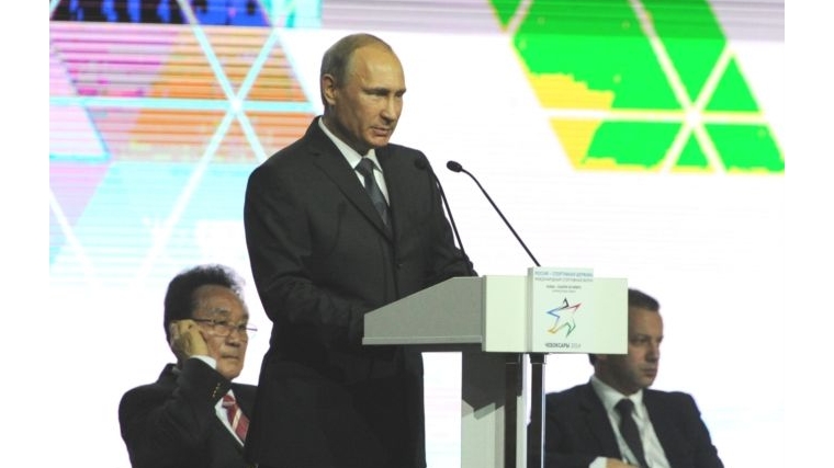 Президент России Владимир Путин: «Вклад спорта в поддержание устойчивого диалога между людьми невозможно переоценить»