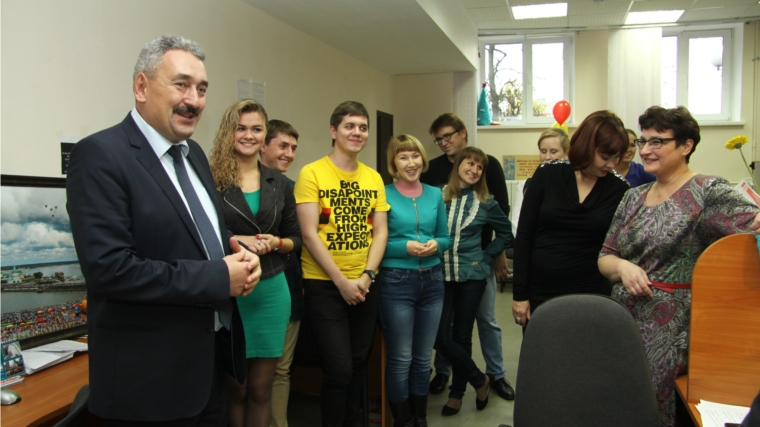Руководство города Чебоксары поздравляет "Национальное телевидение Чувашии" с трехлетием