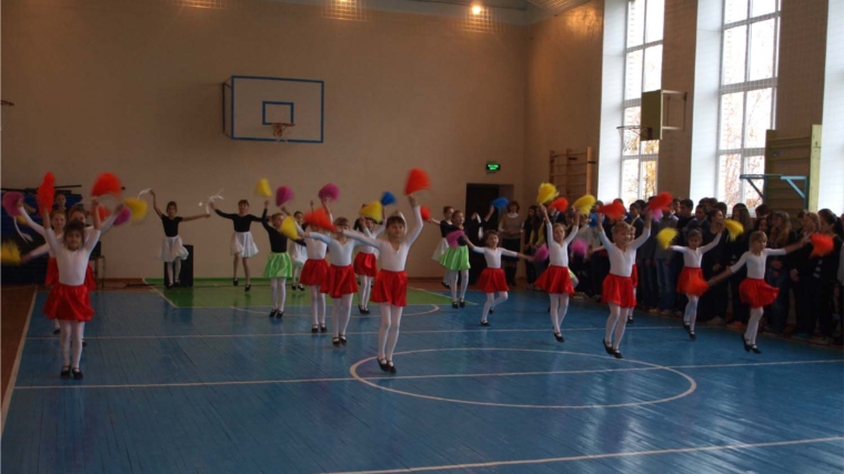 Состоялось торжественное открытие отремонтированного спортивного зала Аликовской школы