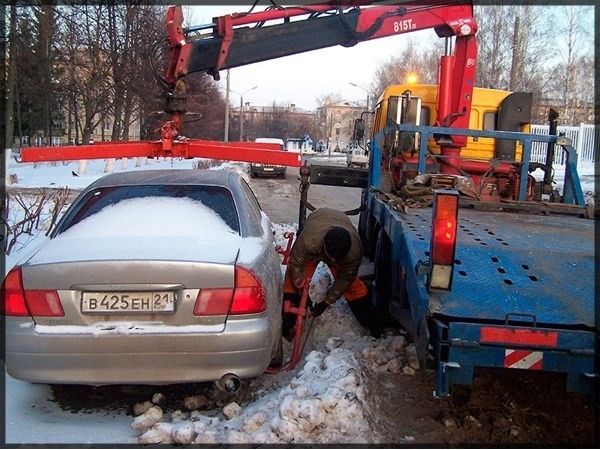 Ограничение на стоянки мешающих уборке снега автомобилей вводится в Чебоксарах (&quot;НТА-Приволжье&quot;)