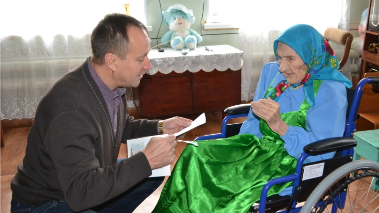 100-летний юбилей празднует Матрена Дмитриевна Иванова из Канашского района