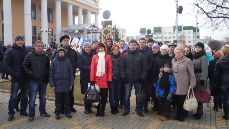 Коллектив Госветслужбы Чувашии принял участие на праздничном митинге