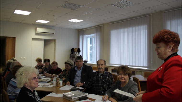 _Состоялось очередное заседание президиума Совета ветеранов войны и труда города Алатыря
