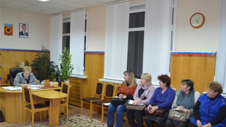 Глава администрации города Шумерли провела рабочую встречу с предпринимателями города