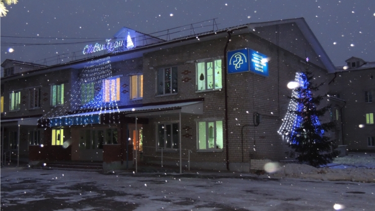 Красночетайская районная больница – победитель в номинации «Дом Деда Мороза»