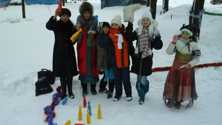 Весело, по –спортивному, проходят зимние школьные каникулы в ТОС «Имени Чапаева»