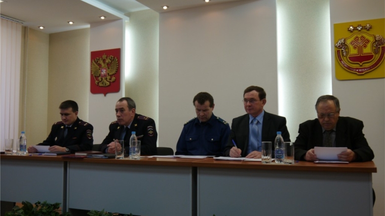 В отделе МВД России по Ядринскому району подвели итоги оперативно-служебной деятельности за 2014 год