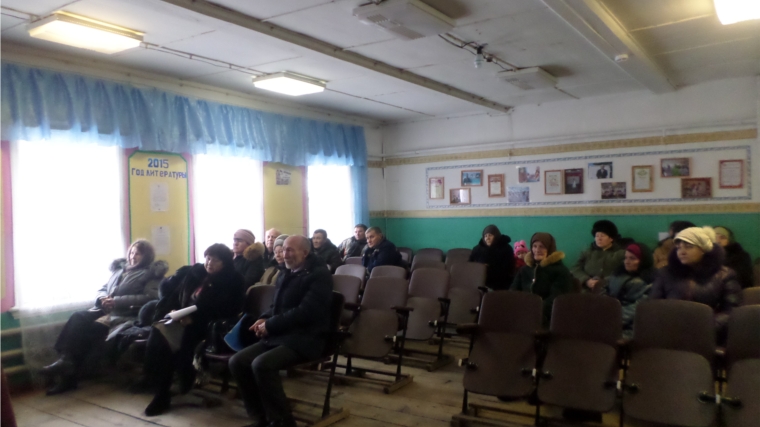 Отчет главы сельского поселения З. Л. Никифоровой перед населением в Мало-Бишевском сельском клубе