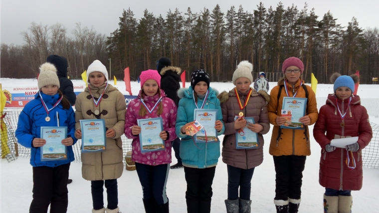 Итоги первенства Красноармейского района по эстафетным лыжным гонкам среди школьников «Тантăш»