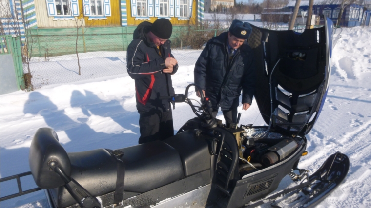 Операция « Снегоход» в Яльчикском районе