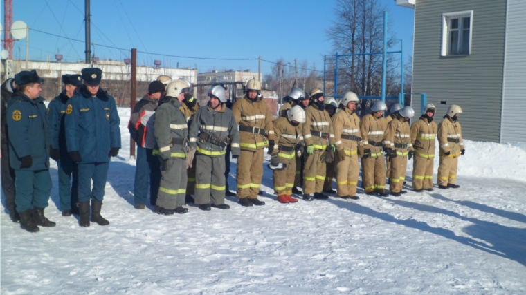 Команда ПЧ-27 п. Вурнары заняла третье место в республиканских соревнованиях