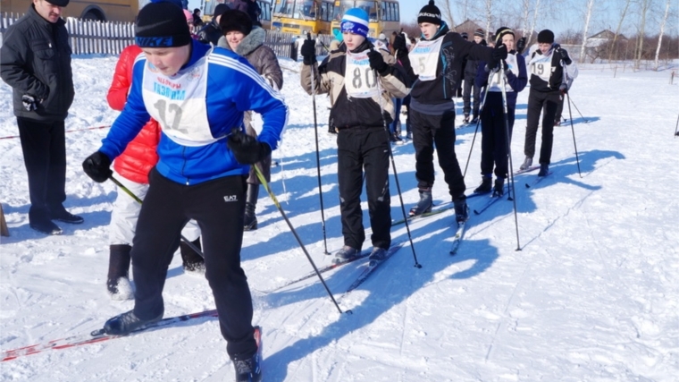 В Напольновском сельском поселении прошли лыжные соревнования среди школьников на призы главы поселения