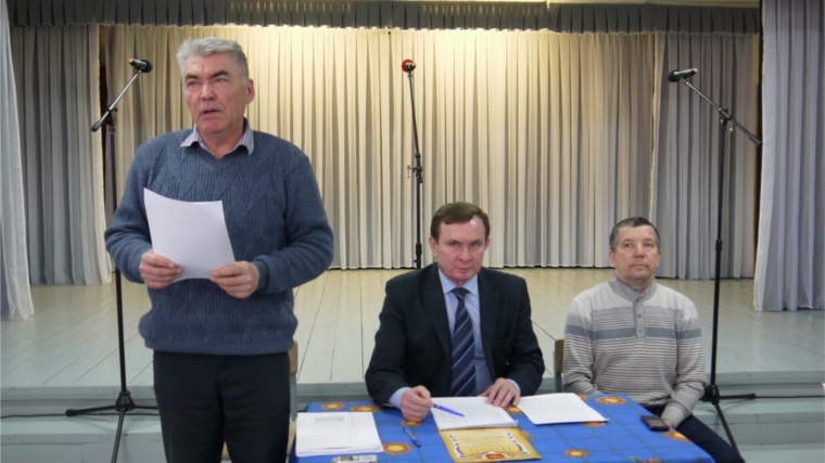 Глава Ядринской районной администрации Владимир Кузьмин встретился с жителями Хочашевского сельского поселения