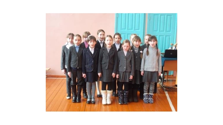 Фестиваль патриотической песни и конкурс чтецов в Шимкусской средней школе