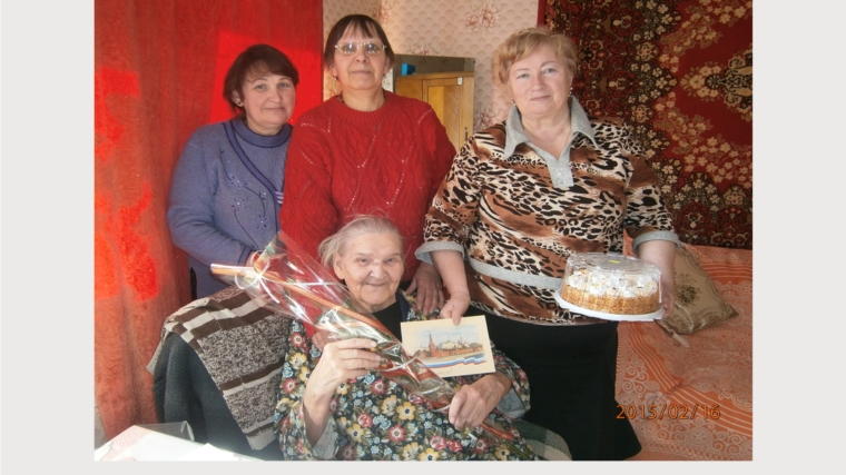_90-летний юбилей отметила труженица тыла Антонина Михайловна Георгиевская