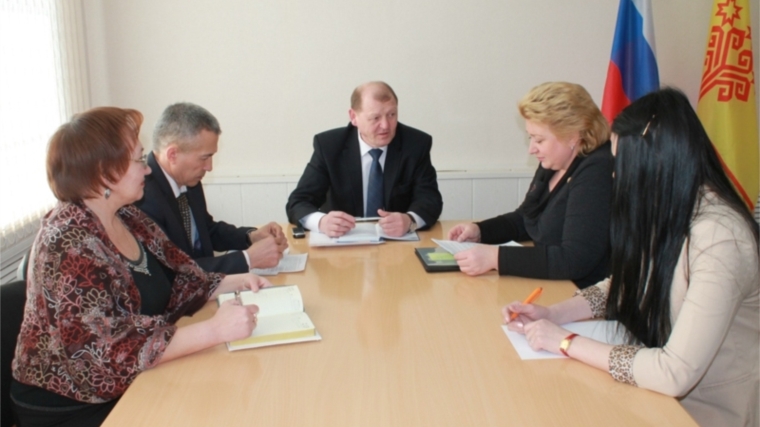 Урмарский район с рабочим визитом посетила министр юстиции Чувашской Республики Н. Прокопьева