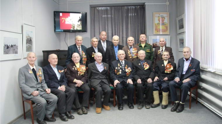 В Чебоксарском районе продолжается вручение юбилейных медалей «70 лет Победы в Великой Отечественной войне 1941-1945 годов»