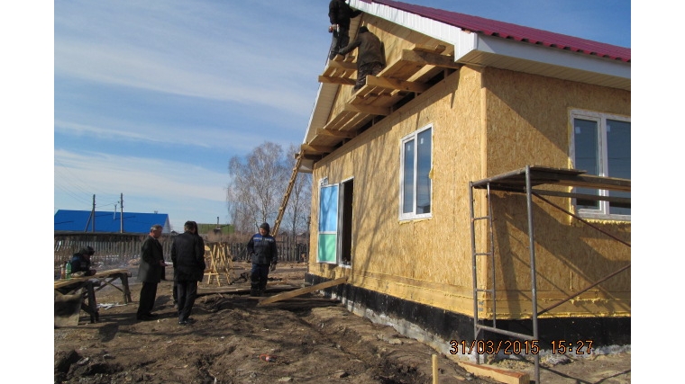 В Алатырском районе идет строительство ФАПа в селе Алтышево