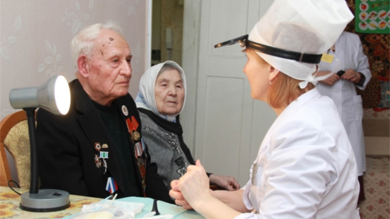 В Чувашии ежегодную диспансеризацию уже прошли более 9 тыс. ветеранов Великой Отечественной войны