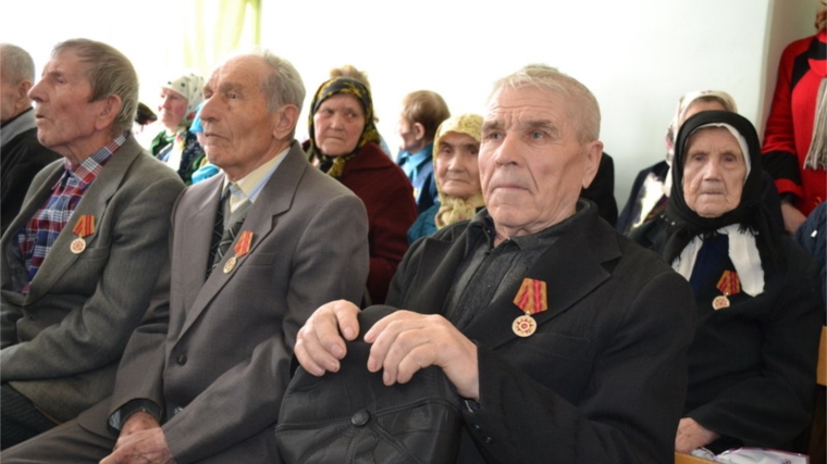 В Напольновском сельском поселении прошла торжественная церемония вручения юбилейных медалей, в которой приняли участие более 30 ветеранов