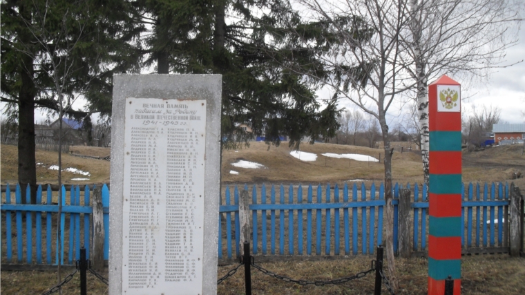 В Апнерском сельском поселении благоустроили территорию вокруг памятников и обелисков