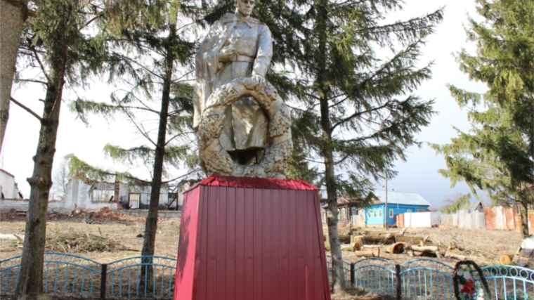 Информация по ремонту и благоустройству памятников и памятных мест посвященных Великой Отечественной войне в Ядринском районе
