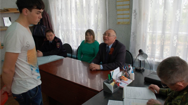 В районе идет весенняя призывная кампания