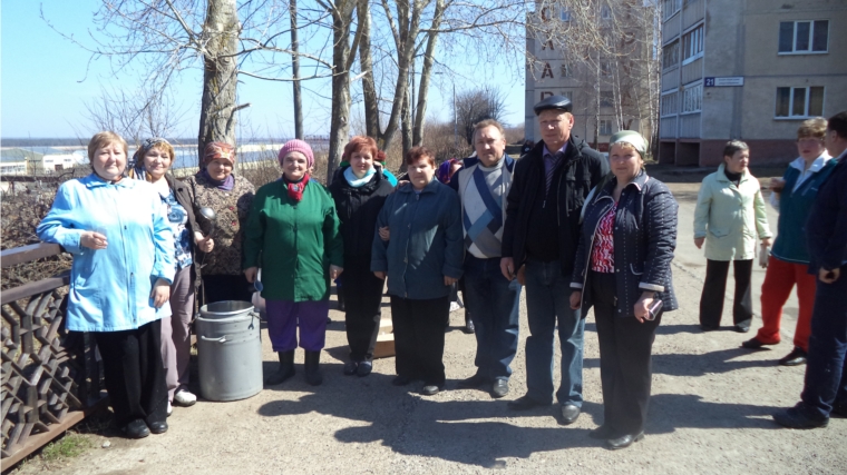 Субботник в Ивановском микрорайоне