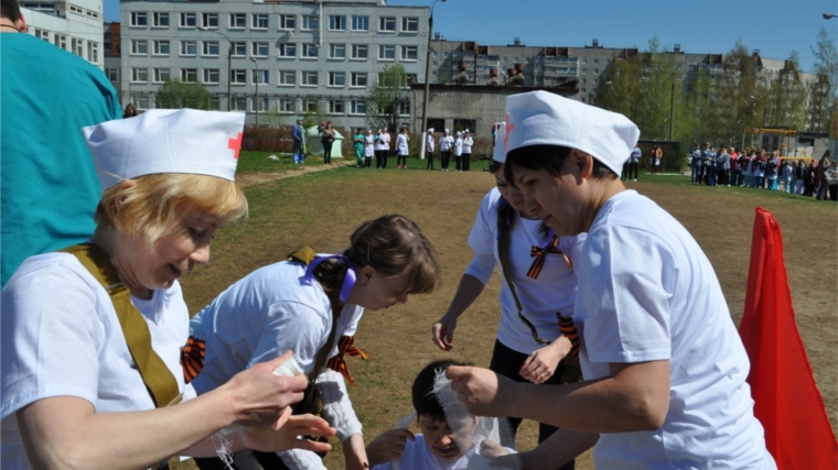 Спортивная эстафета «Медсестра на поле боя!» в Городской клинической больнице №1
