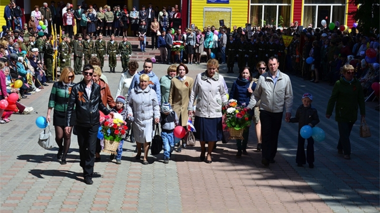 Ветеринарные специалисты Ибресинского района приняли участие в митинге, посвящённом 70-ой годовщине Великой Победы