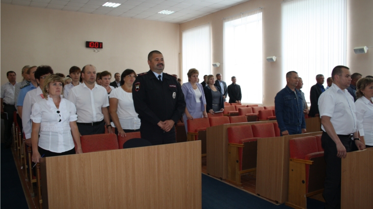 Состоялось шестьдесят второе очередное заседание Собрания депутатов Красночетайского района