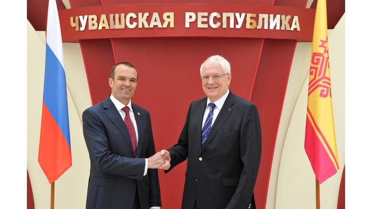 Михаил Игнатьев провёл встречу с Президентом Европейской легкоатлетической ассоциации С.А.Хансеном