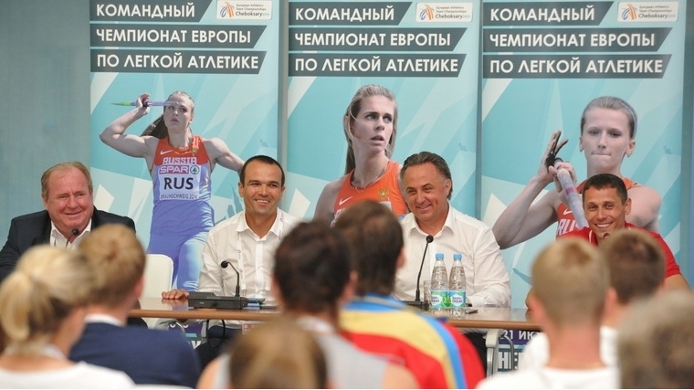 Министр спорта России Виталий Мутко выразил благодарность руководству Чувашии за блестящую организацию VI командного чемпионата Европы по легкой атлетике