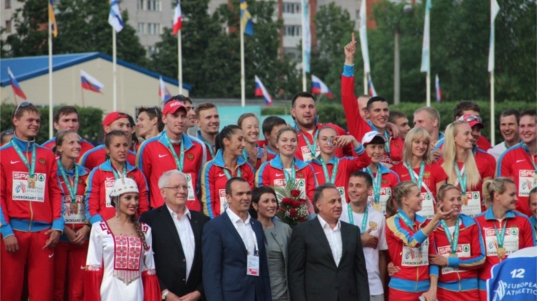 Командный чемпионат Европы по легкой атлетике в г. Чебоксары завершился триумфальной победой команды России