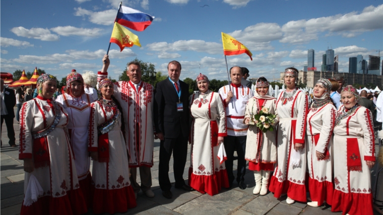 На Поклонной горе Москвы прозвучали чувашские песни