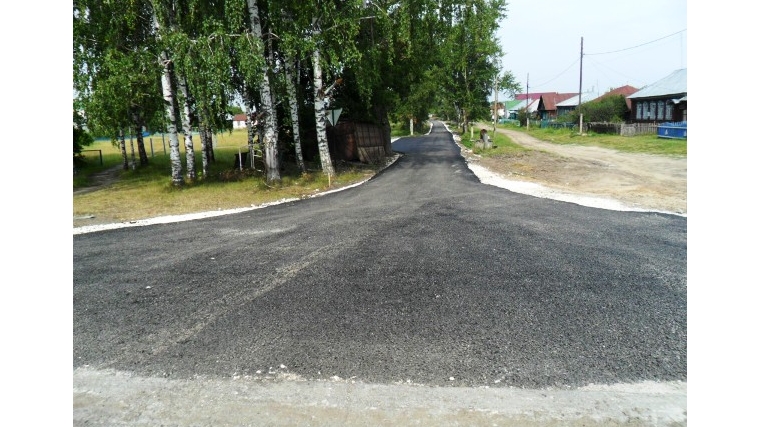 В с. Кудеихе завершено строительство двух участков дороги с переходным типом покрытия