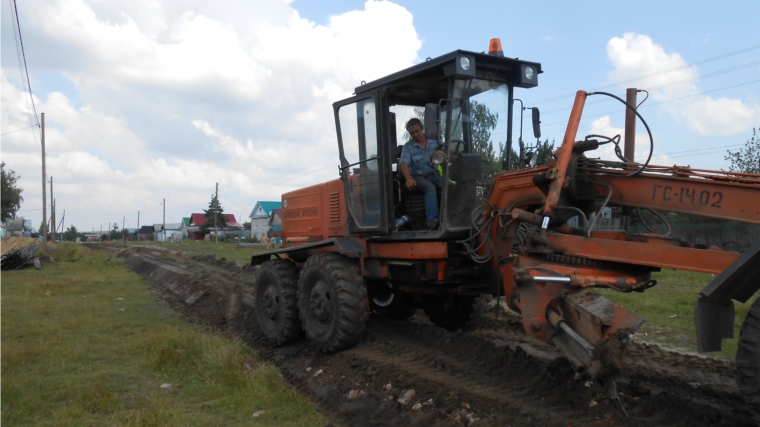 Благоустройство населенных пунктов продолжается