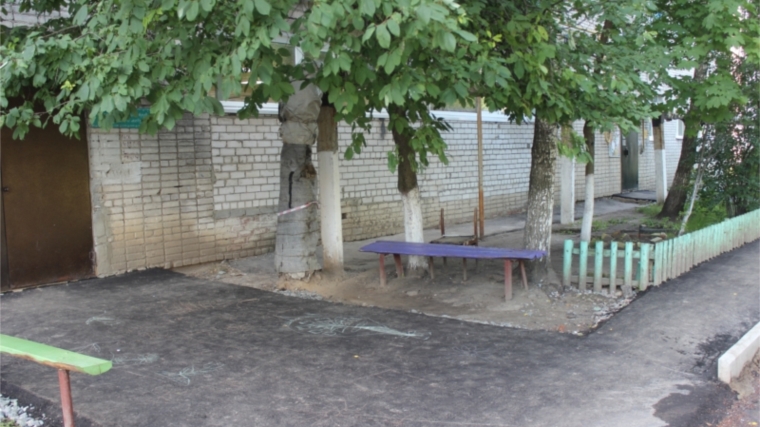 Ремонт дворов в Канаше планируется завершить к 30 августа текущего года