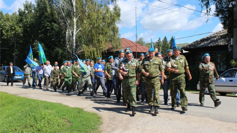 День Воздушно-десантных войск в Ядринском районе и открытие нового памятника