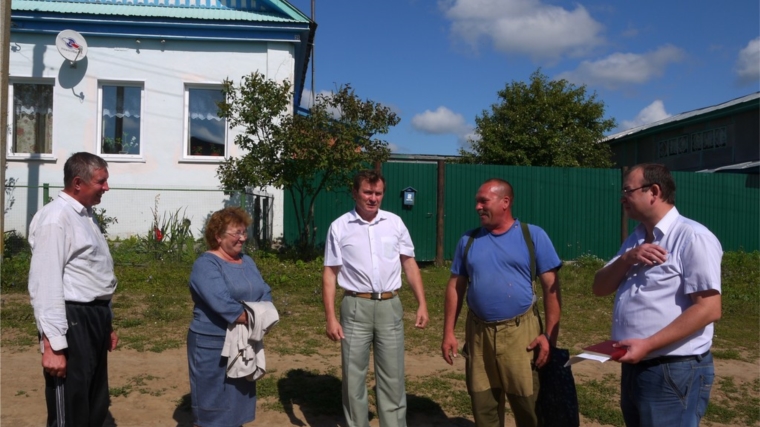 Владимир Кузьмин встретился с жителями Ядринского и Ювановского сельских поселений