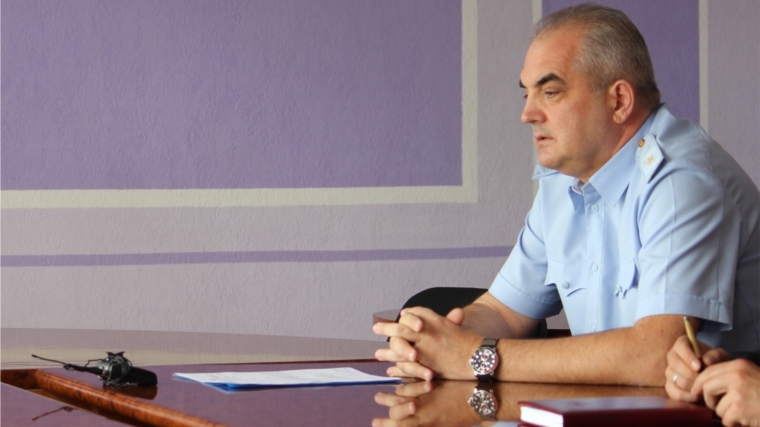 С рабочим визитом Канаш посетил начальник Управления Федеральной службы РФ по контролю за оборотом наркотиков по Чувашской Республике