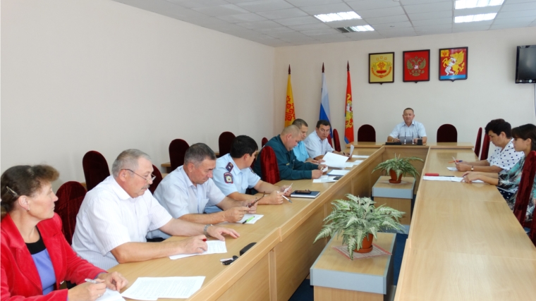 Состоялось заседание комиссии по предупреждению и ликвидации чрезвычайных ситуаций и обеспечению пожарной безопасности Красночетайского района
