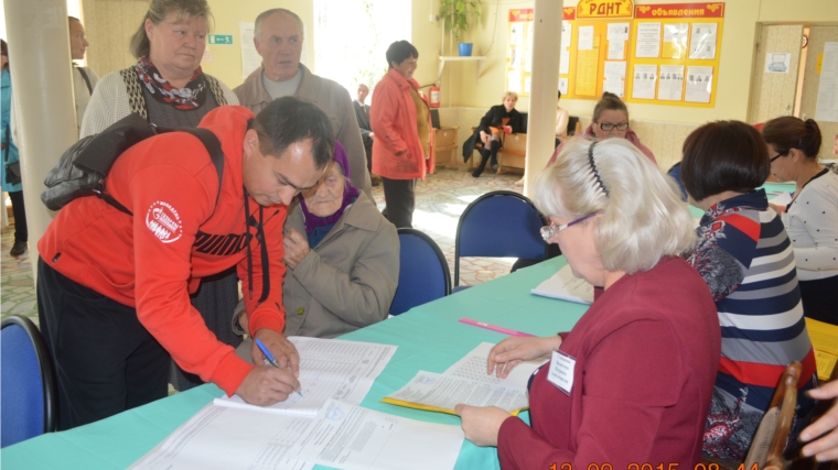 Данные о ходе голосования в Красноармейском районе на 10.00 часов