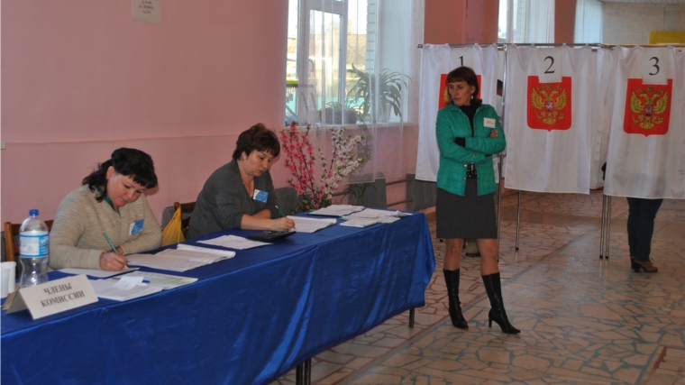 За два часа до окончания голосования в Шемуршинском районе явка избирателей составила 81,95%