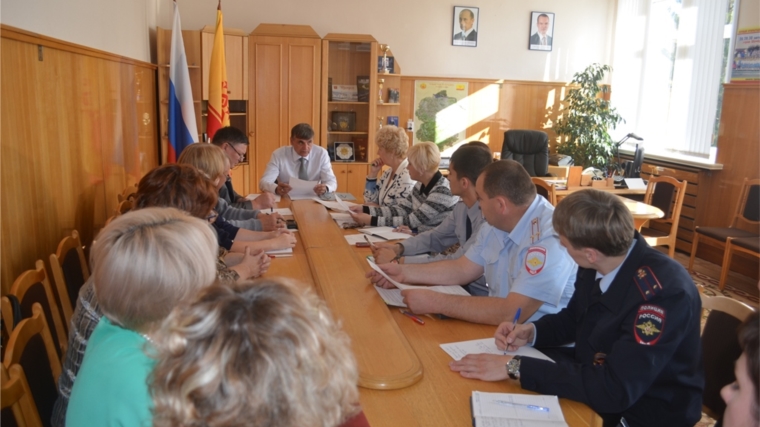 Состоялось заседание комиссии по профилактике правонарушений в городе Шумерле