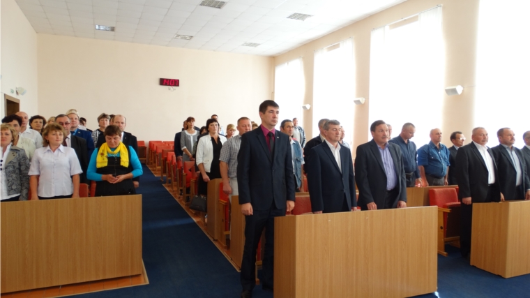Состоялось первое заседание Собрания депутатов Красночетайского района шестого созыва