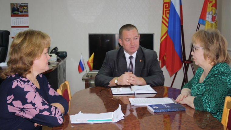 В рамках Дня статистики руководитель Чувашстата провела встречу с главой администрации Красночетайского района