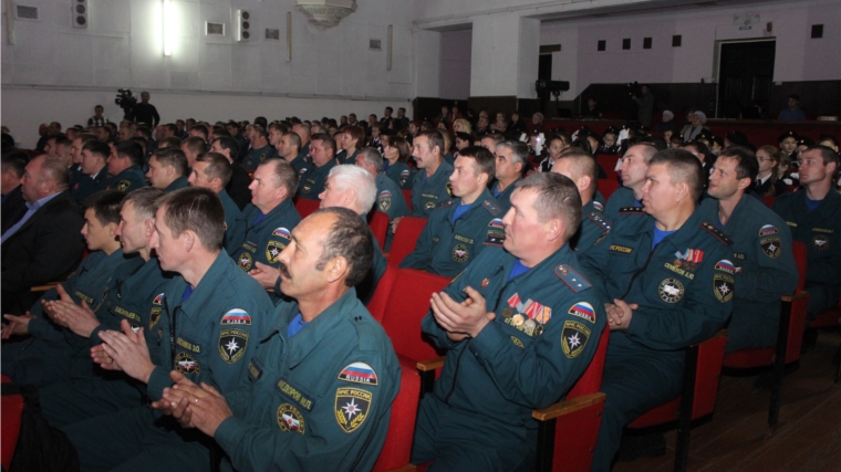 В Канаше прошло торжественное мероприятие, посвященное 90-летию Канашской пожарной охраны